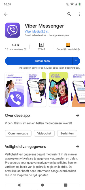 Selecteer Installeren