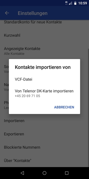 Wählen Sie Von Public importieren