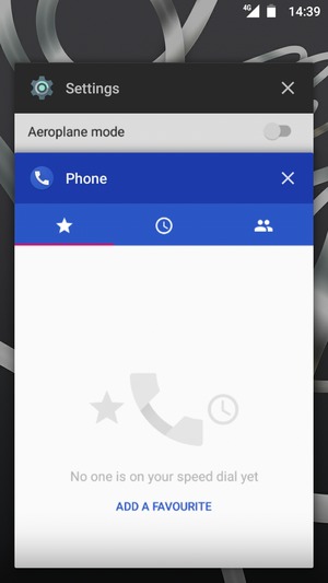 Swipe apps to the right to close them