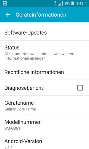 Wählen Sie Software-Updates
