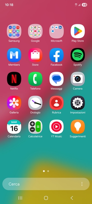 Seleziona Impostazioni