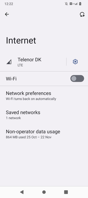 Turn on Wi-Fi