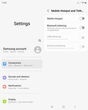 Select Mobile Hotspot
