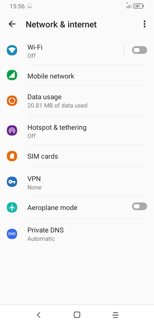 Select Mobile network
