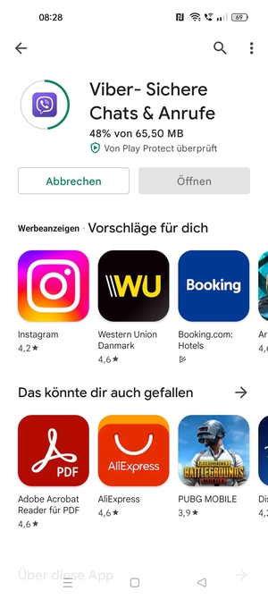 Warten Sie, bis der Installationsprozess  beendet ist