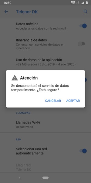 Seleccione ACEPTAR