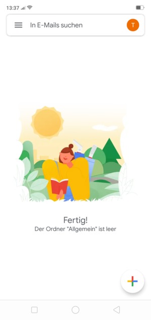 Ihr Gmail Konto ist einsatzbereit