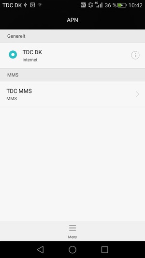 Telefonen din er konfigurert til MMS