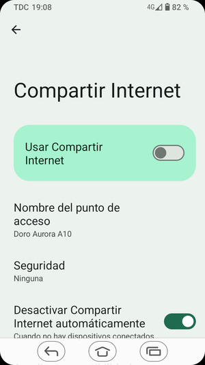 Seleccione Seguridad