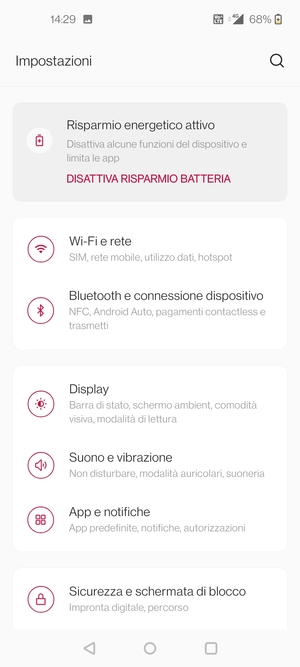 Seleziona Display