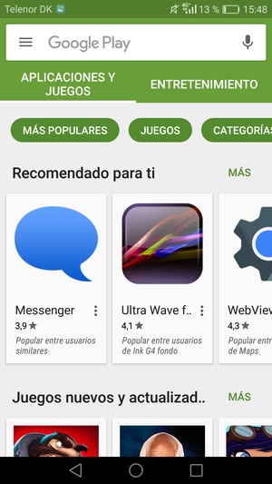 Seleccione la barra de Búsqueda