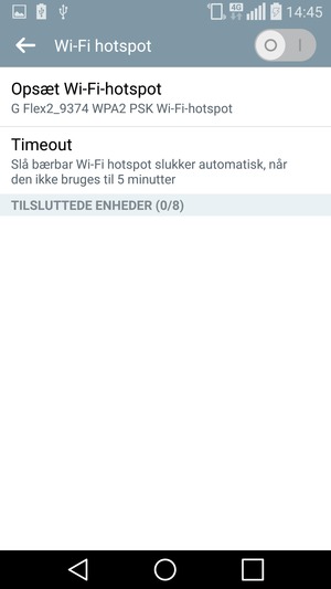 Aktiver Wi-Fi hotspot