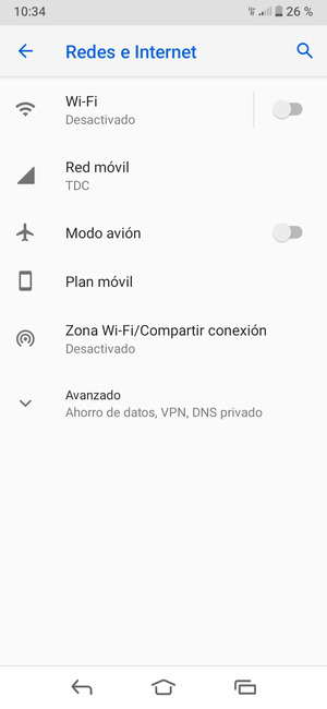 Seleccione Zona Wi-Fi/Compartir conexión