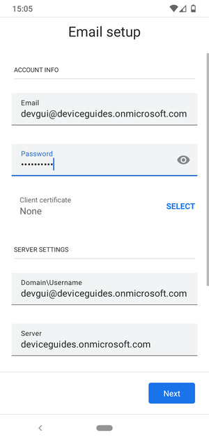 Enter your password