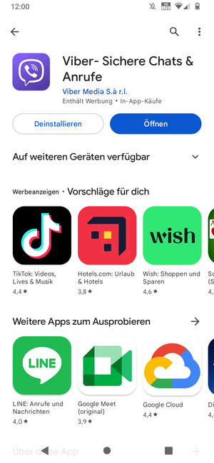 Wählen Sie Öffnen