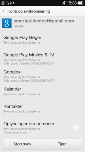 Vælg Kontakter