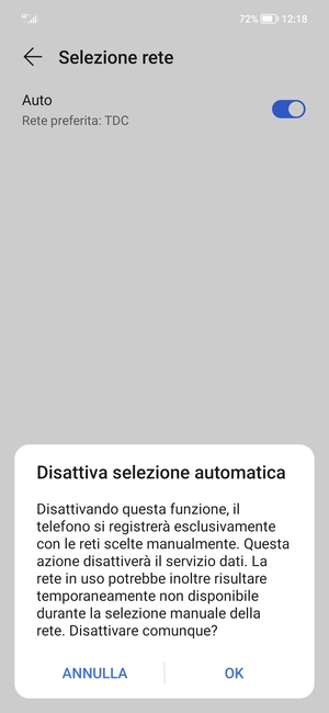 Seleziona OK