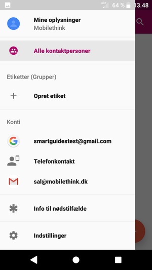 Vælg Indstillinger