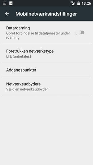 Vælg Adgangspunkter