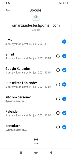 Dine kontakter fra Google vil nu blive synkroniseret til din smartphone