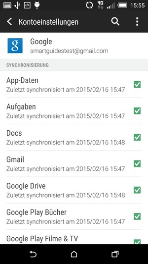 Ihre Daten werden synchronisiert