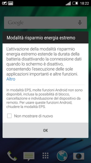 Seleziona OK