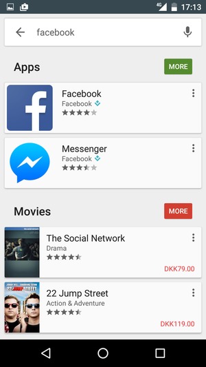 Select the app