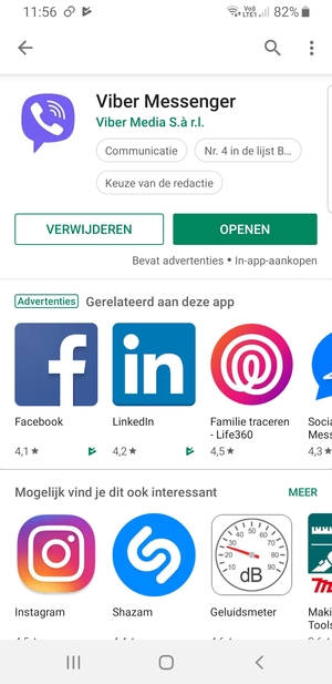 Selecteer OPENEN