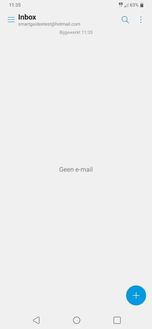 Uw Gmail is klaar voor gebruik