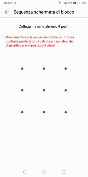Disegna una sequenza di sblocco