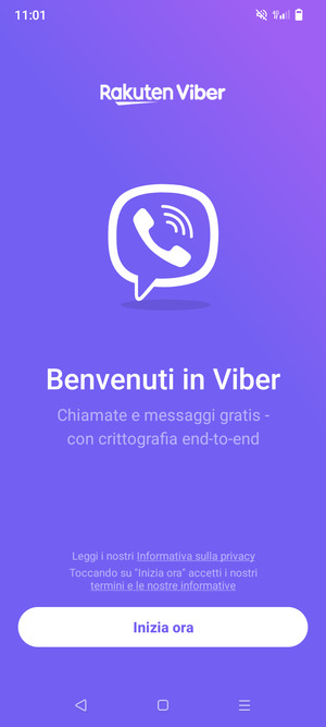 L'app è pronta per l'uso