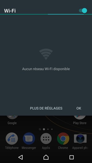 Désactiver le Wi-Fi