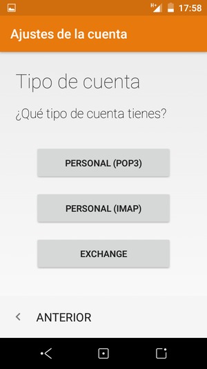 Seleccione EXCHANGE
