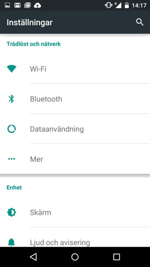 Välj Wi-Fi
