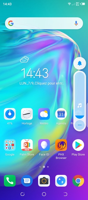 Sélectionnez Son pour passer en mode vibreur