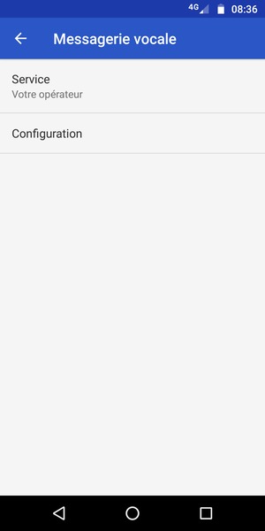 Sélectionnez Configuration