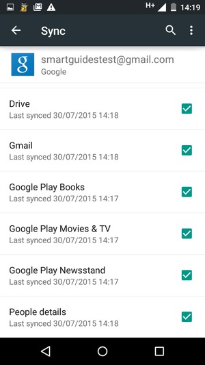 Check all the checkboxes