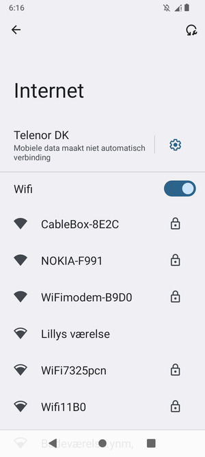 Selecteer het draadloze netwerk waarmee u verbinding wilt maken
