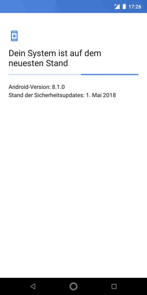 Warten Sie, bis die Suche abgeschlossen ist