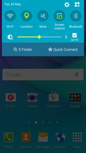 Select Mute to change to sound mode again