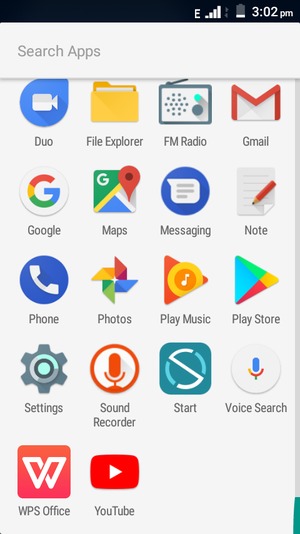 Scroll to and select Settings