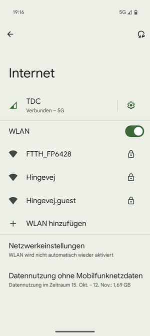 Wählen Sie das Wireless-Netzwerk, zu dem Sie eine Verbindung herstellen möchten