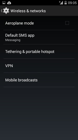 Select Tethering & portable hotspot