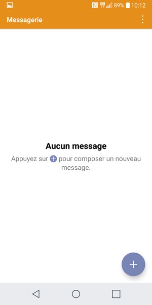 Sélectionnez le bouton du Menu