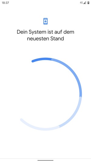 Warten Sie, bis die Suche abgeschlossen ist