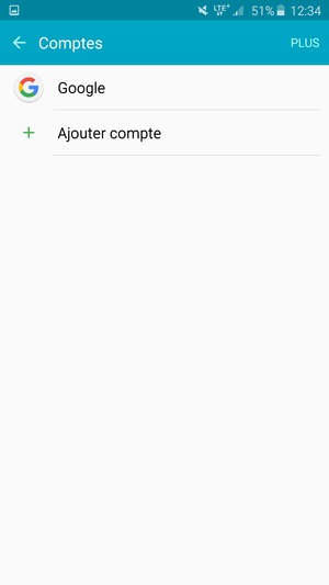 Sélectionnez Google