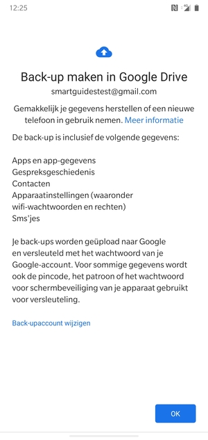 Selecteer OK