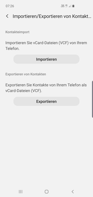 Wählen Sie Importieren