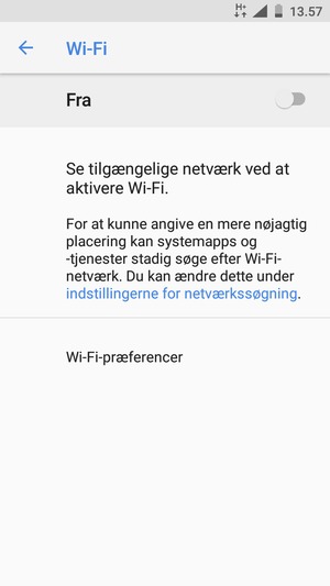 Aktiver Wi-Fi