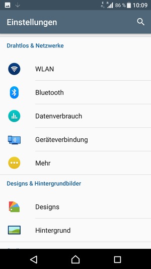 Wählen Sie Mehr